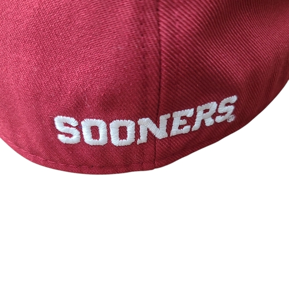 Oklahoma Sooners Jordan Brand Performance Fitted Hat - Crimson/White Siz… - Picture 5 of 9
